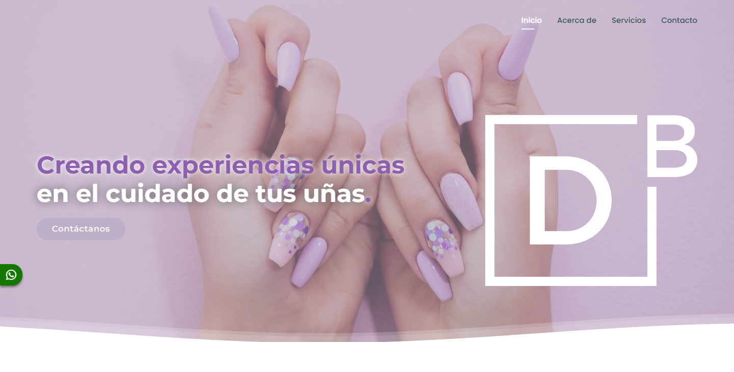 Sitio web Distrito B