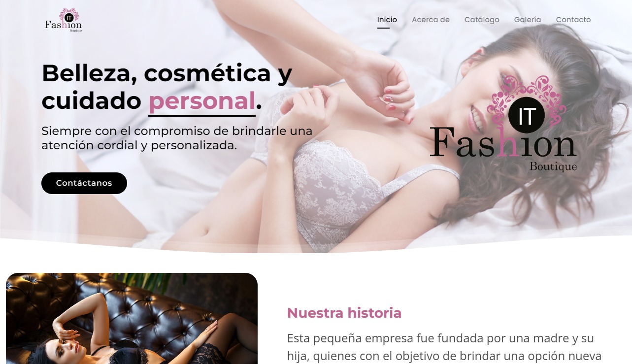 Sitio web Fashion It