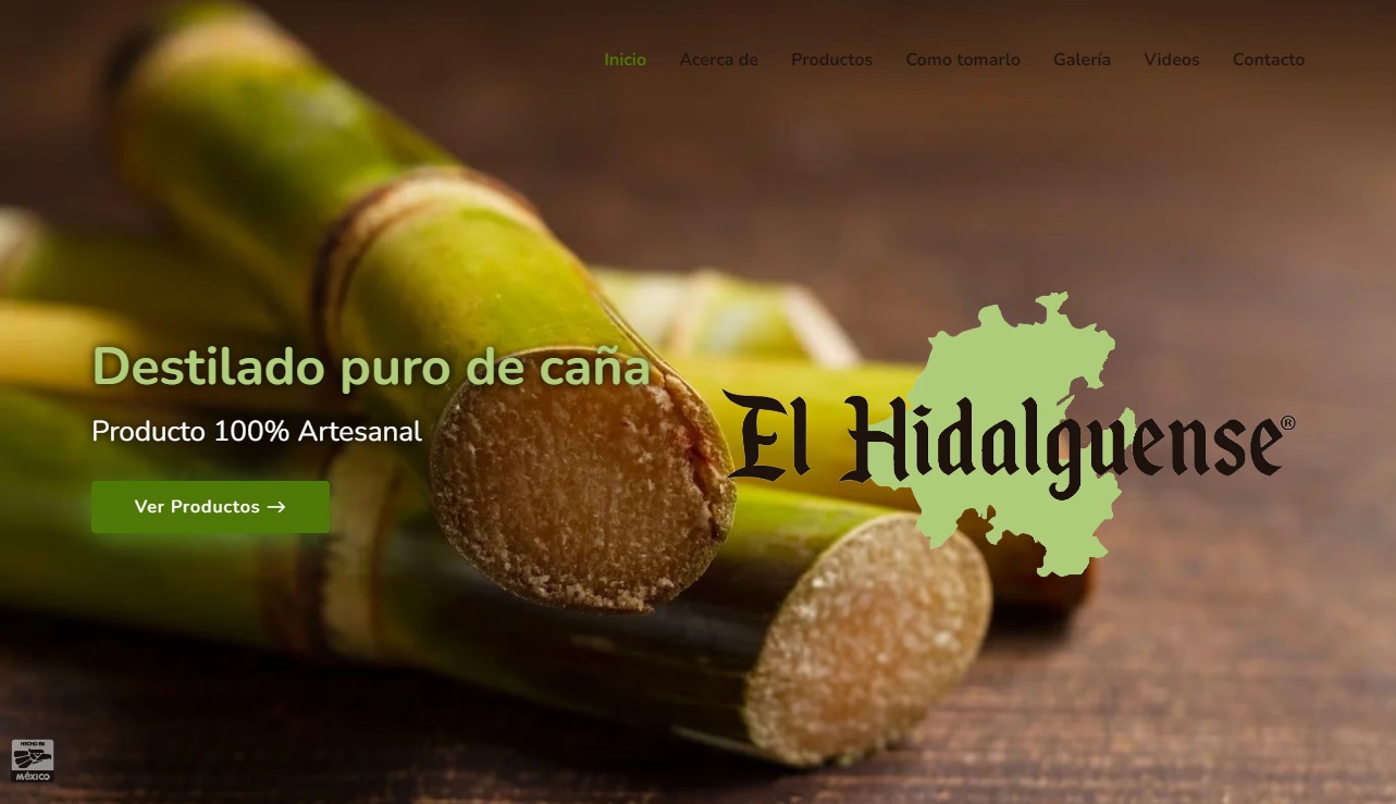 Sitio web El Hidalguense | Destilado