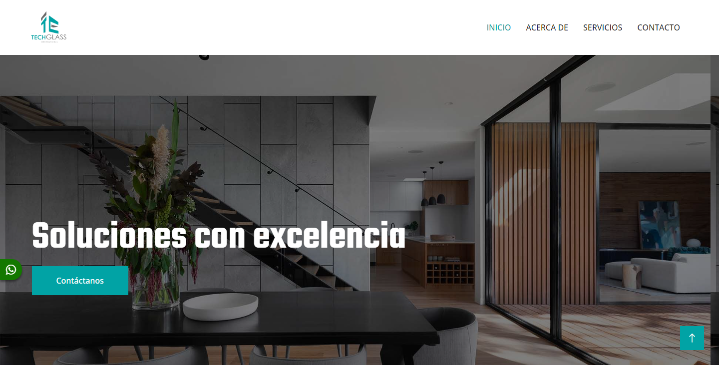 Sitio web Tech Glass